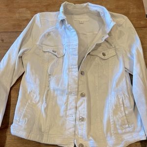 Maurice’s White Jean Jacket